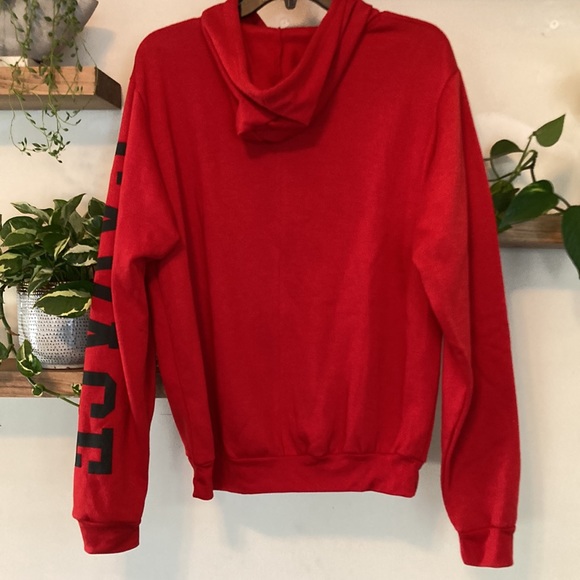 Savage Bear Red Graphic Sweatshirt/Hoodie - Picture 4 of 5